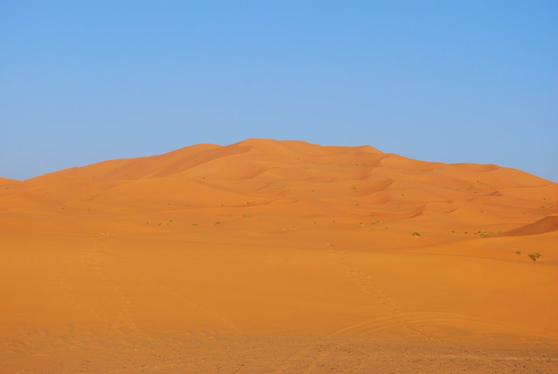 Sand dunes of Erg Chebbi near Merzouga, Morocco