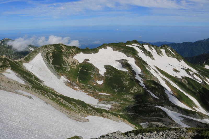 Toyama Bay and the Tateyama mountains, Japan
