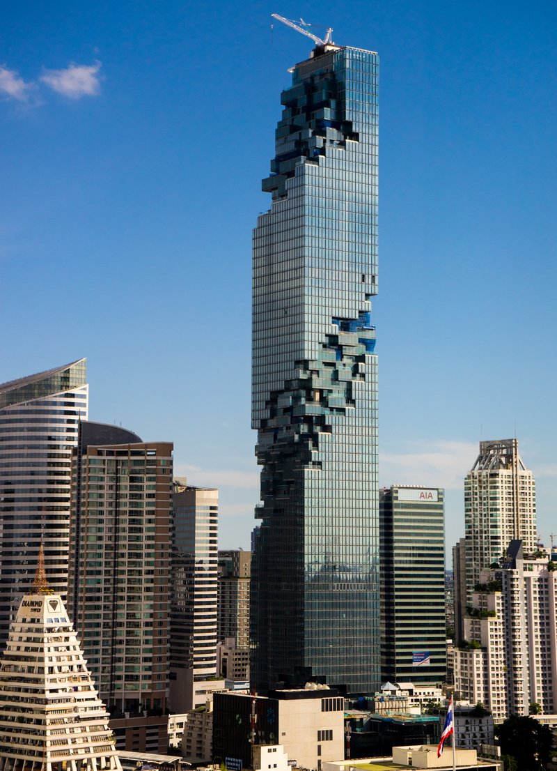 King Power Mahanakhon skyscraper rising above Bangkok's skyline