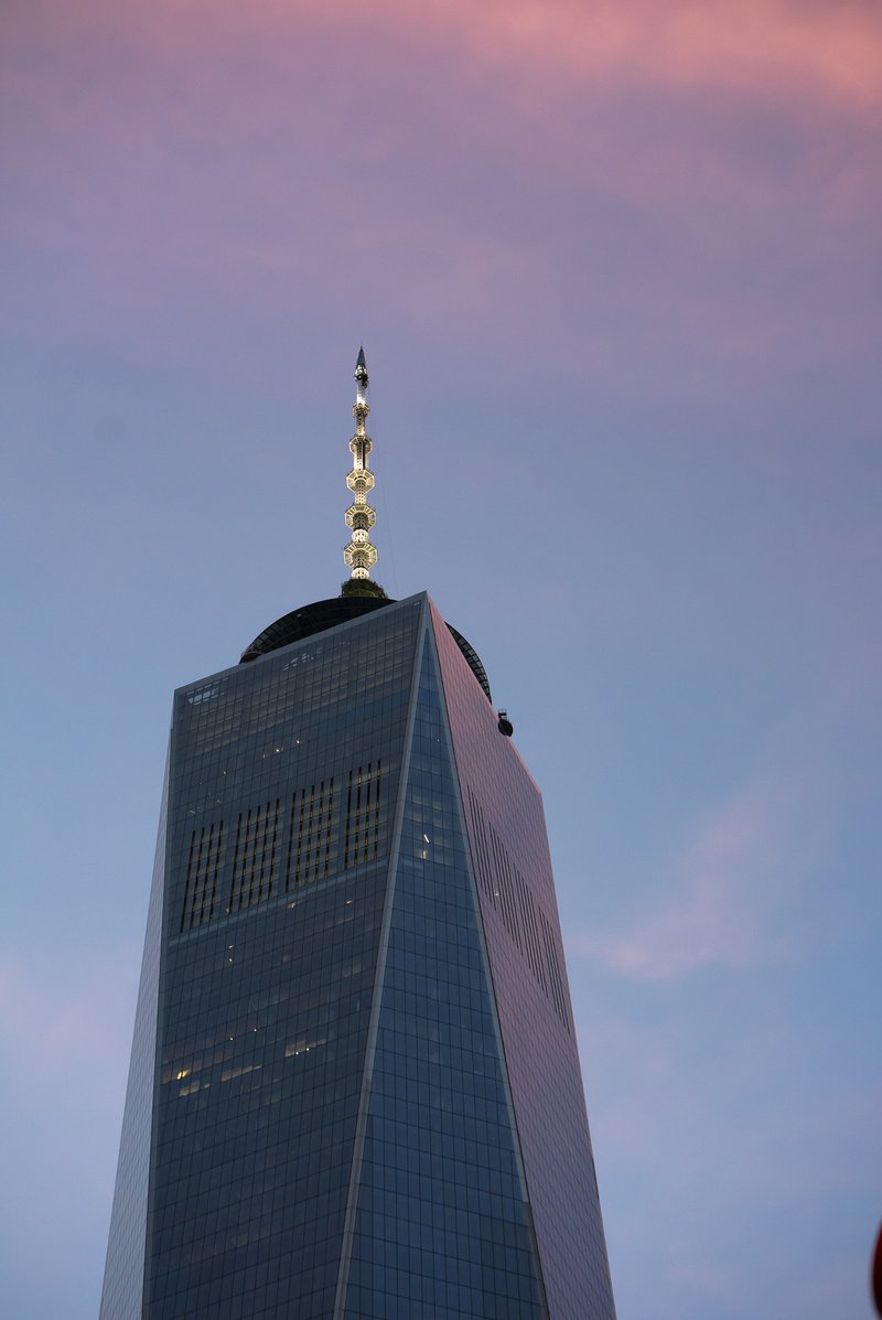 One World Trade Center at sunset, New York City