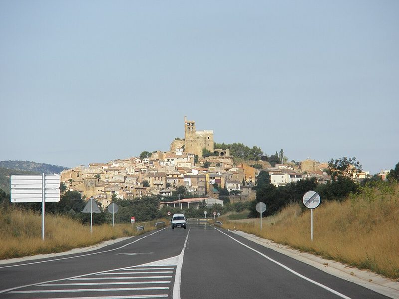Àger below the Montsec range in Catalonia