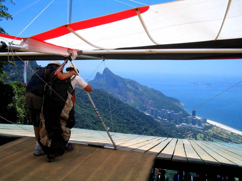 Launch ramp at Pedra Bonita above São Conrado, Rio de Janeiro