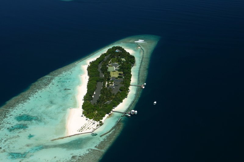 Maldives resort island