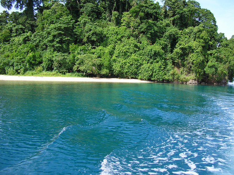 Restorf Island in Kimbe Bay, Papua New Guinea