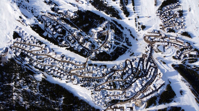 Courchevel 1850, the highest village in the Courchevel resort cluster