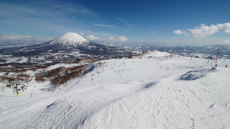 Mount Yōtei viewed from the Niseko ski area in Hokkaido