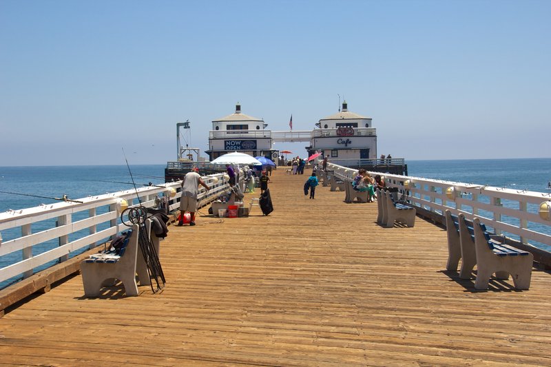 Malibu beach and pier, California