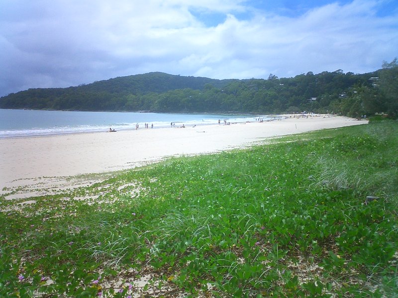 Noosa beach with gentle surf, Queensland