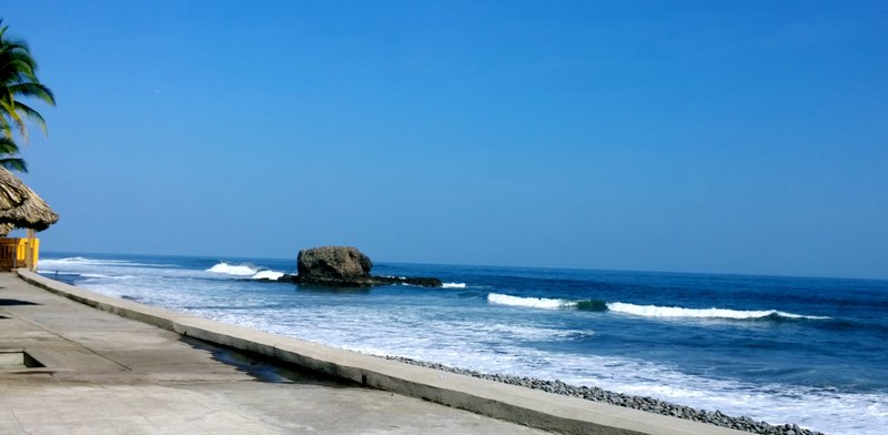 El Sunzal beach near La Libertad, El Salvador
