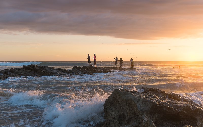 Sunset at Playa Santa Teresa, Costa Rica
