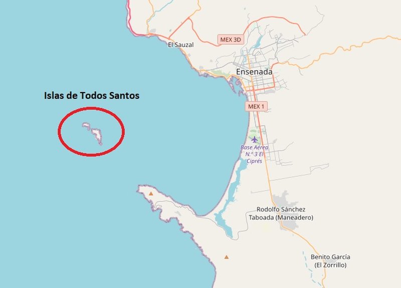 Isla Todos Santos off Ensenada, Baja California
