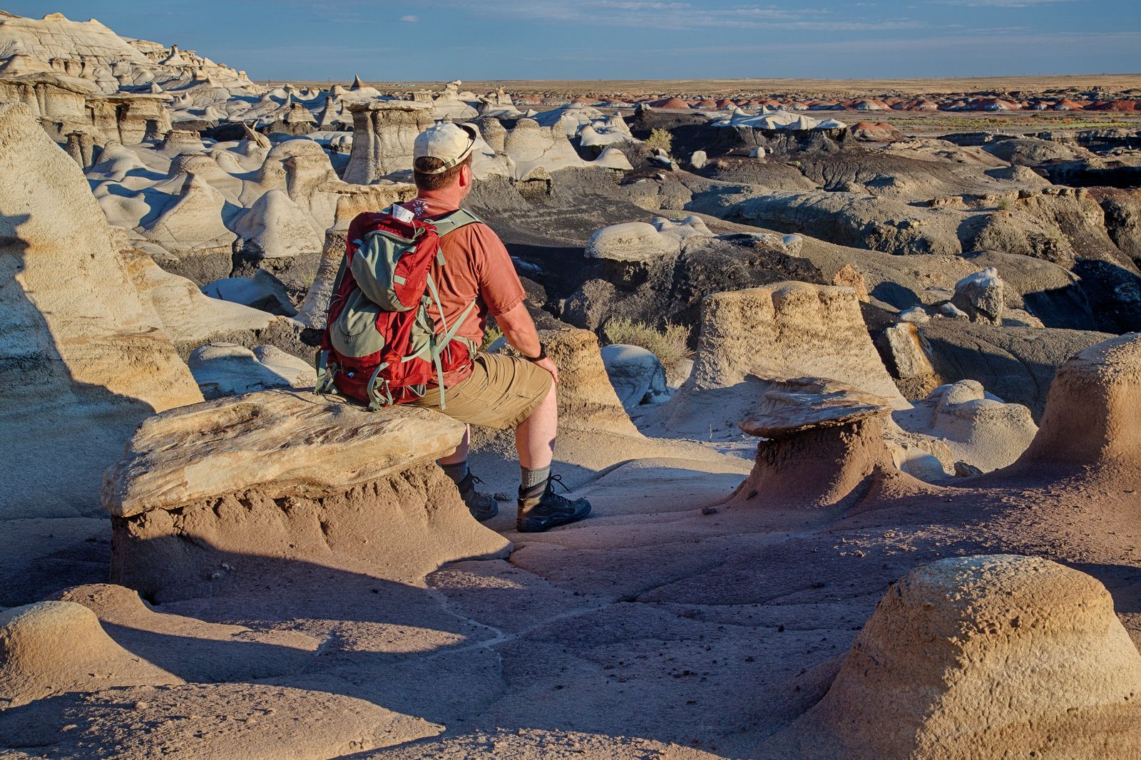 Bisti/De-Na-Zin Wilderness sandstone formations near Farmington, New Mexico