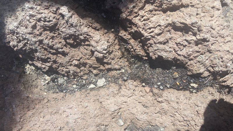 Volcanic glass threads called Pele's hair at Masaya Volcano, Nicaragua