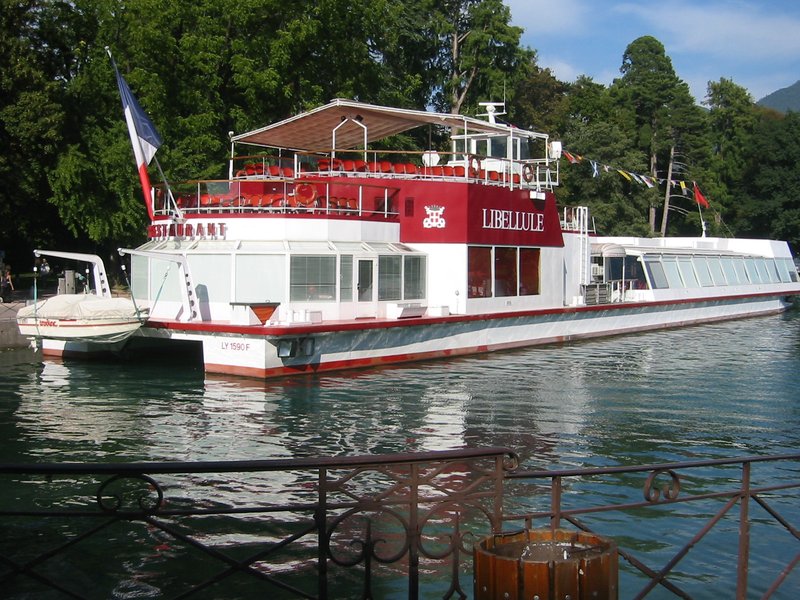 Cruise boat on Lake Annecy