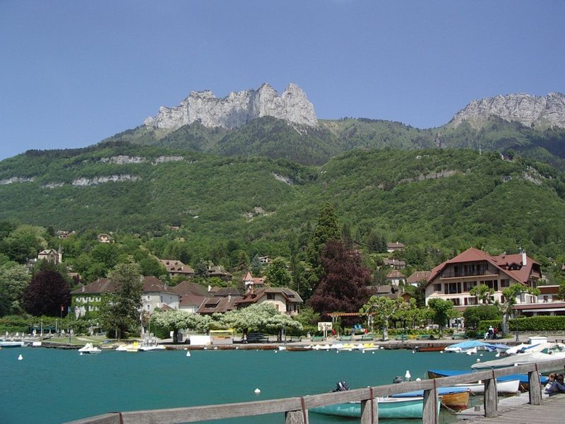 Talloires village on Lake Annecy