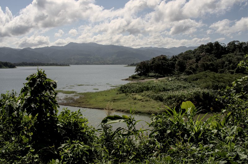 Lake Arenal with Arenal Volcano in the background
