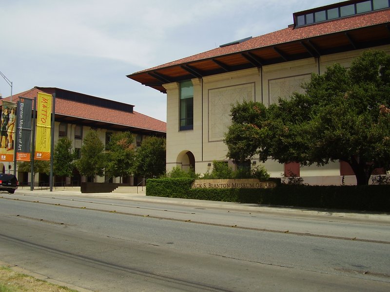 Blanton Museum of Art exterior at UT Austin