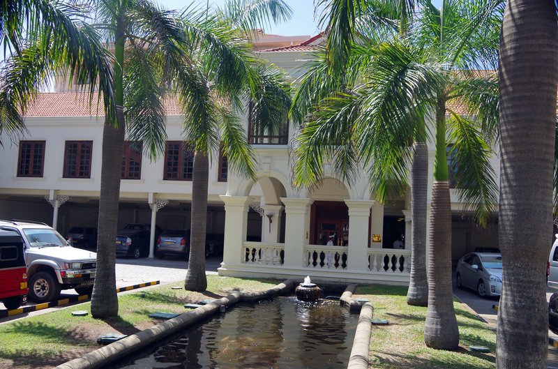 Galle Face Hotel colonial facade Indian Ocean waterfront Colombo