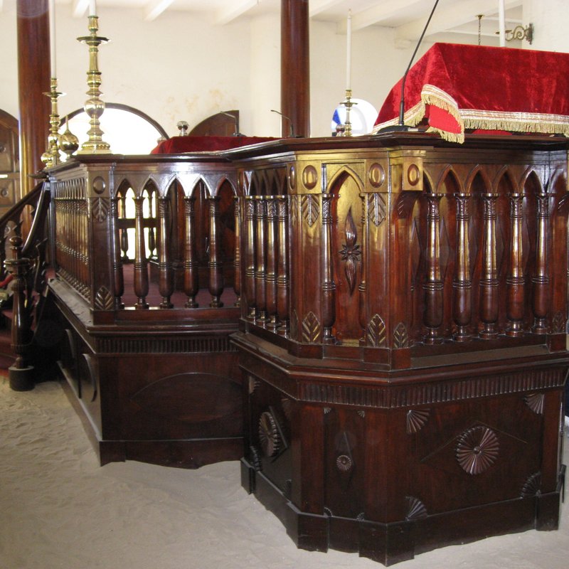 Mikvé Israel-Emanuel Synagogue interior, Punda