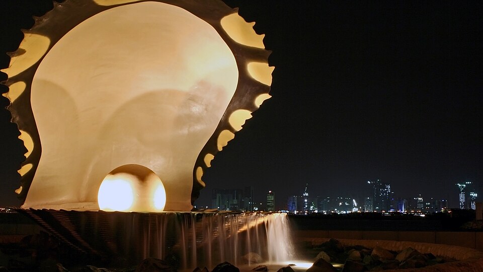 The Pearl monument, Doha