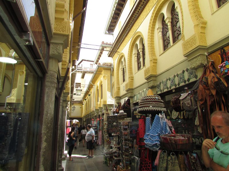 Alcaicería narrow lanes, Granada
