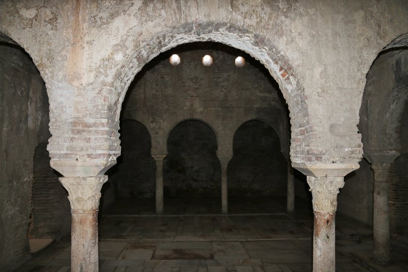 Bañuelo Arab baths arcade, Granada