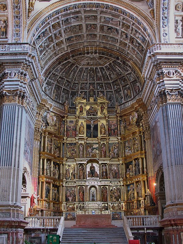 Main retablo, Monasterio de San Jerónimo