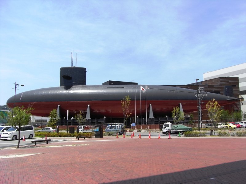 JS Akishio submarine at JMSDF Kure Museum