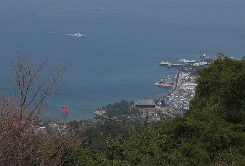 Mount Misen summit view