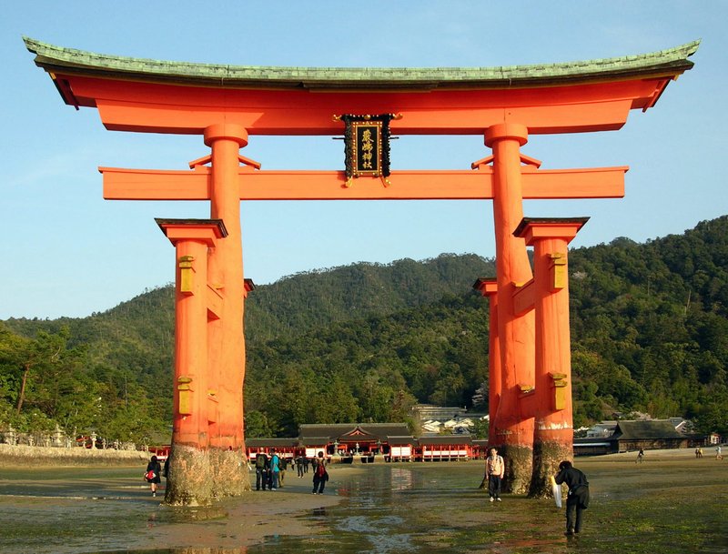 Itsukushima Shrine torii gate
