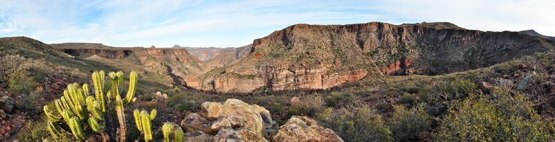 Baja California canyon landscape