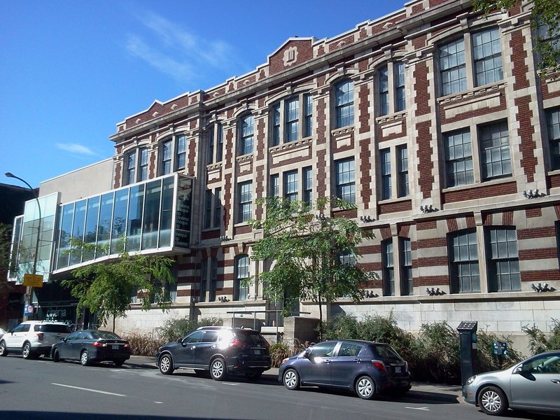 Cinémathèque québécoise facade, Montreal