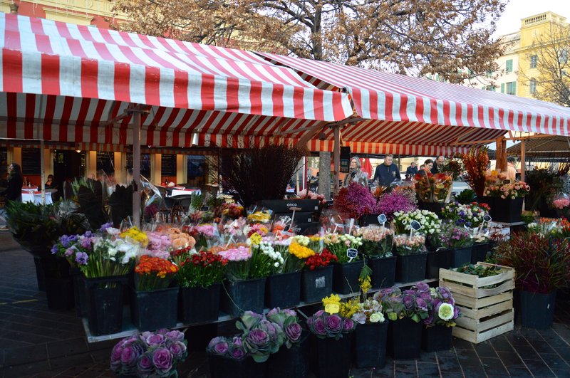 Cours Saleya flower market, Nice