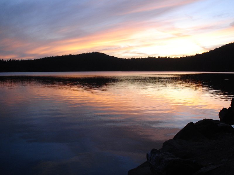Cascade Lake in Moran State Park