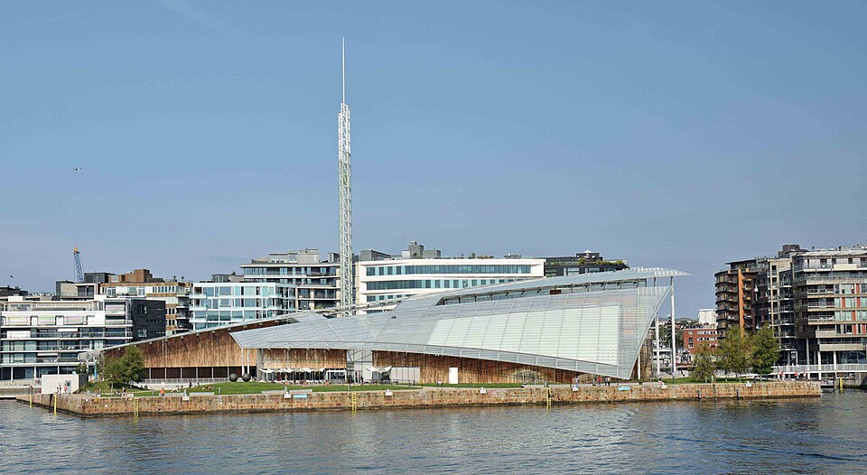 Astrup Fearnley Museum of Modern Art Tjuvholmen waterfront