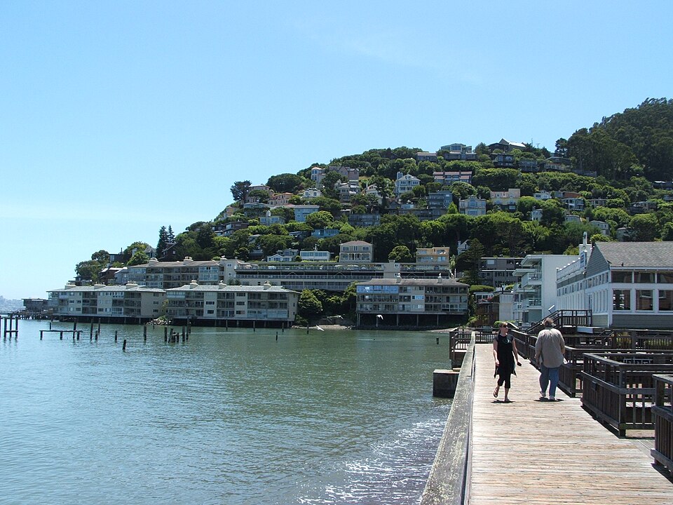 Sausalito waterfront and marina