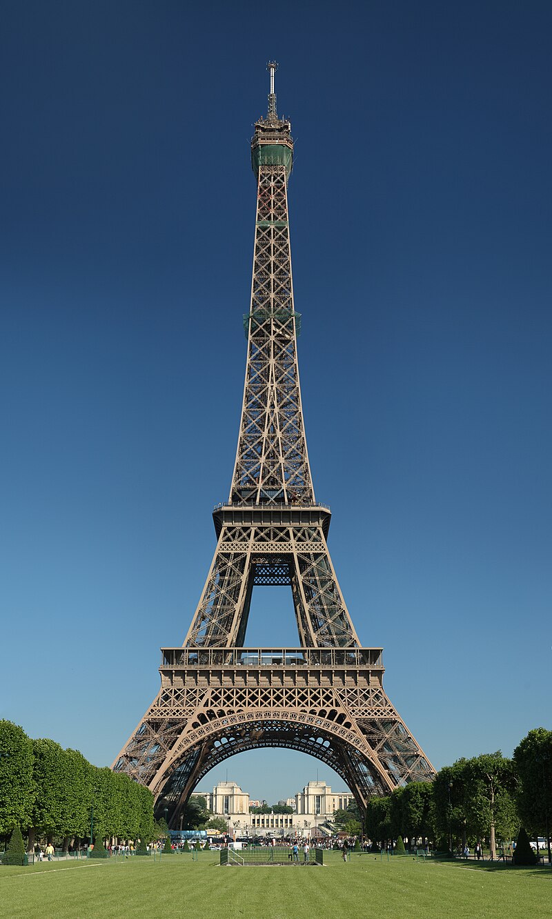 Eiffel Tower seen from the Champ de Mars
