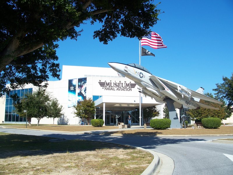 National Naval Aviation Museum aircraft displays