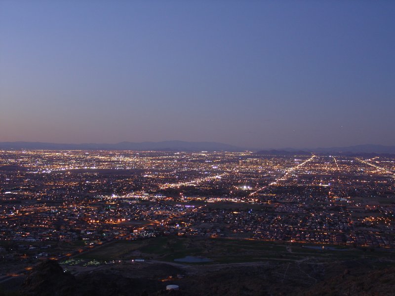 Valley of the Sun panorama from South Mountain Park