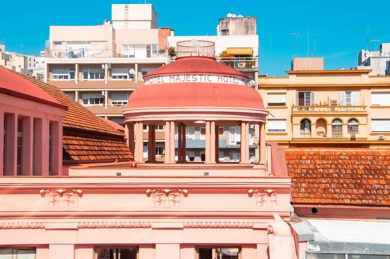 Casa de Cultura Mário Quintana former Hotel Majestic facade