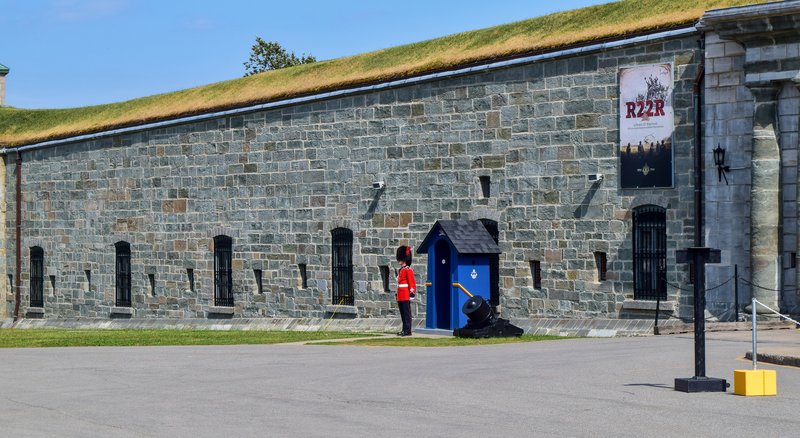 La Citadelle fortification wall Quebec City