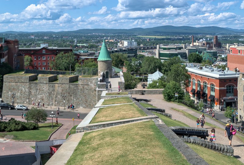 Fortifications of Quebec city walls