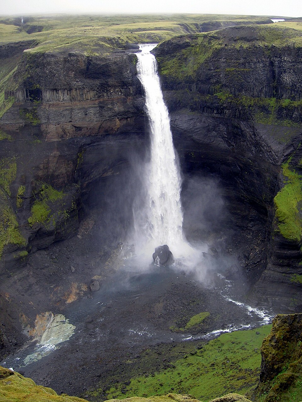 Háifoss waterfall