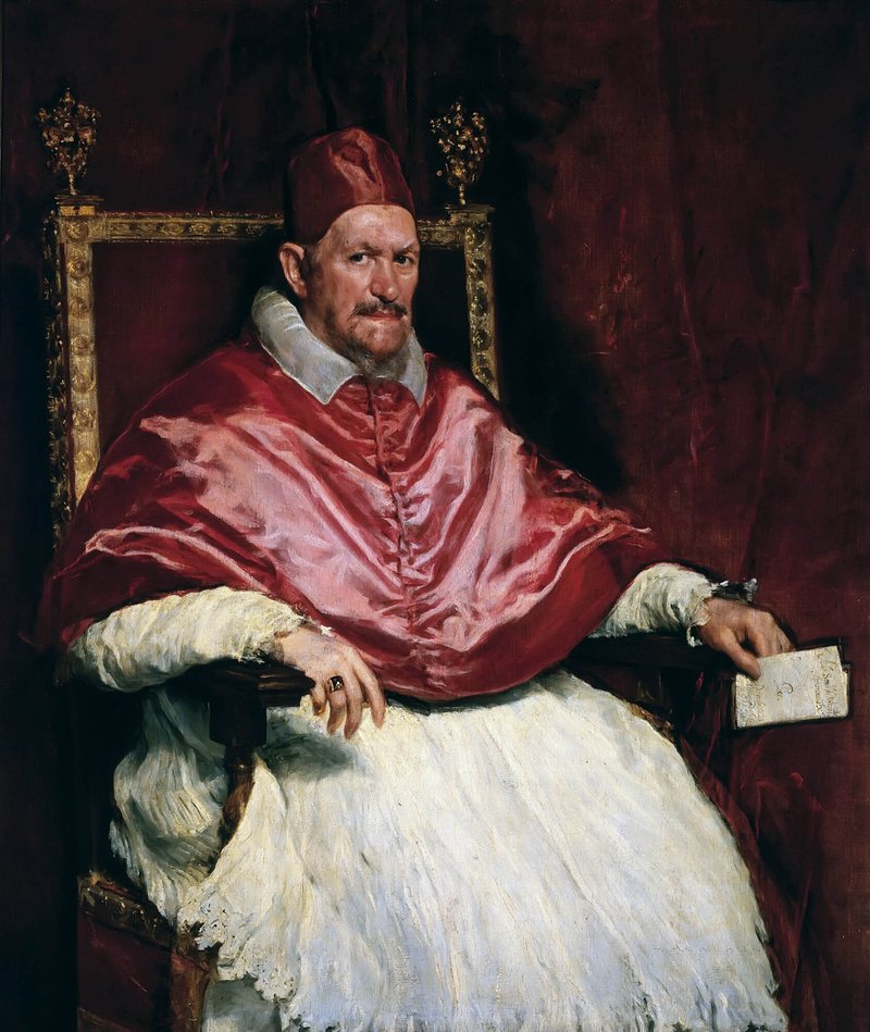 Portrait of Pope Innocent X by Velázquez