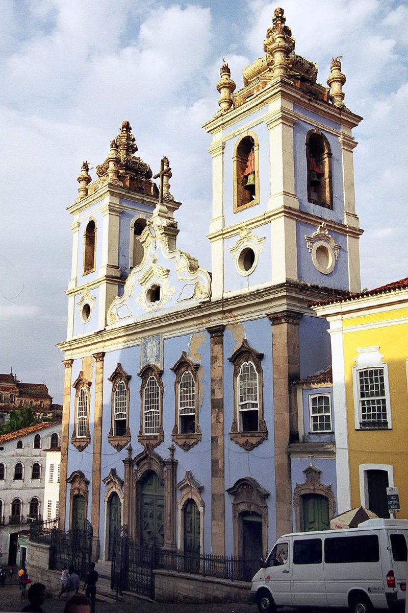Igreja de Nossa Senhora do Rosário dos Pretos facade Pelourinho
