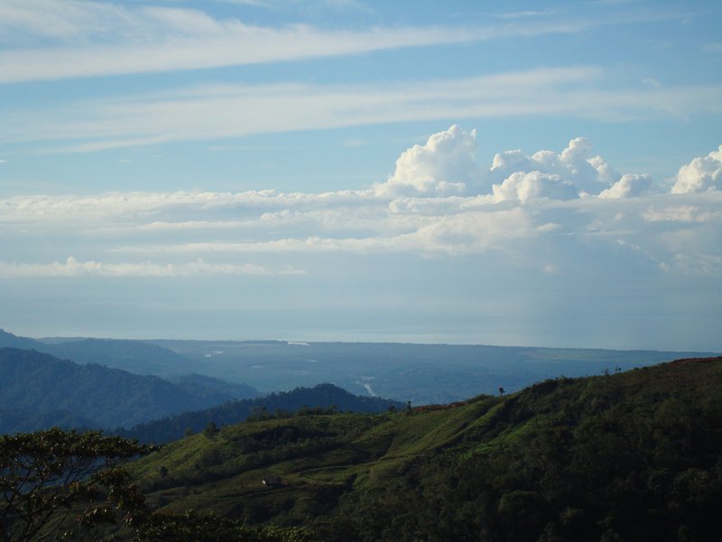 Quepos Costa Rica landscape and hills