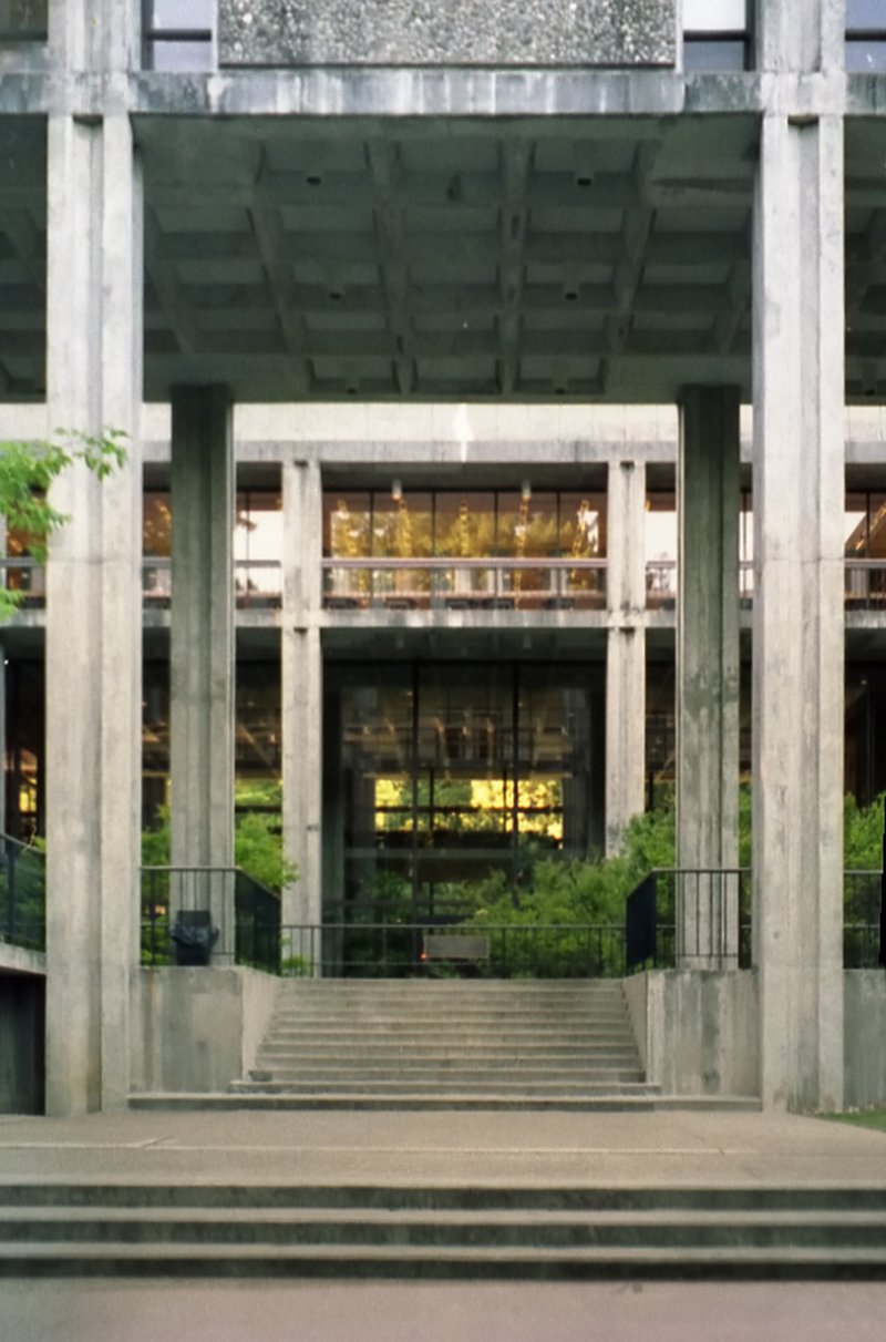 McHenry Library at UC Santa Cruz, set among the redwoods
