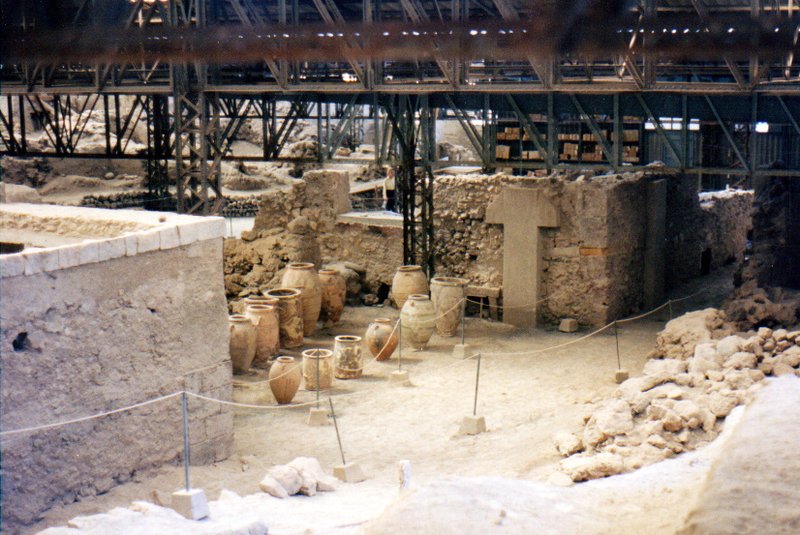 Akrotiri excavations