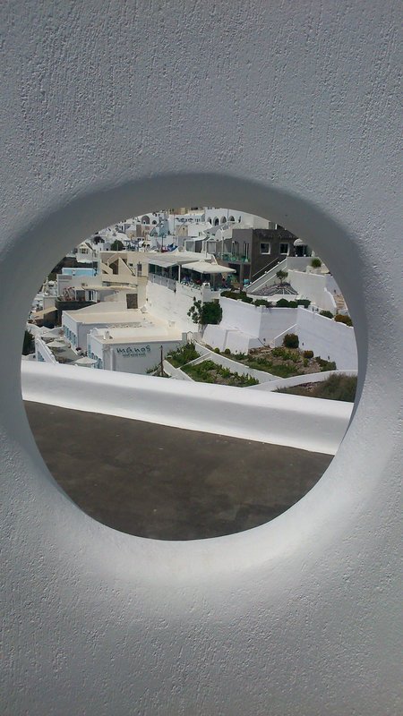 Firostefani caldera view