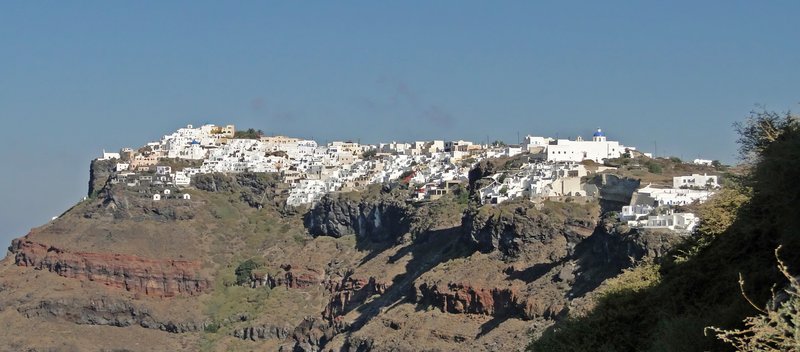 Imerovigli caldera view